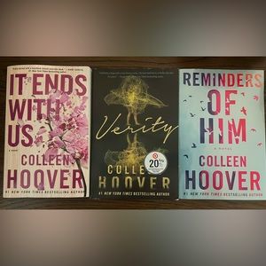 Set of three Colleen Hoover books